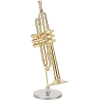 Miniatura instrumentu trąbki ze stojakiem i etui [12190000193]